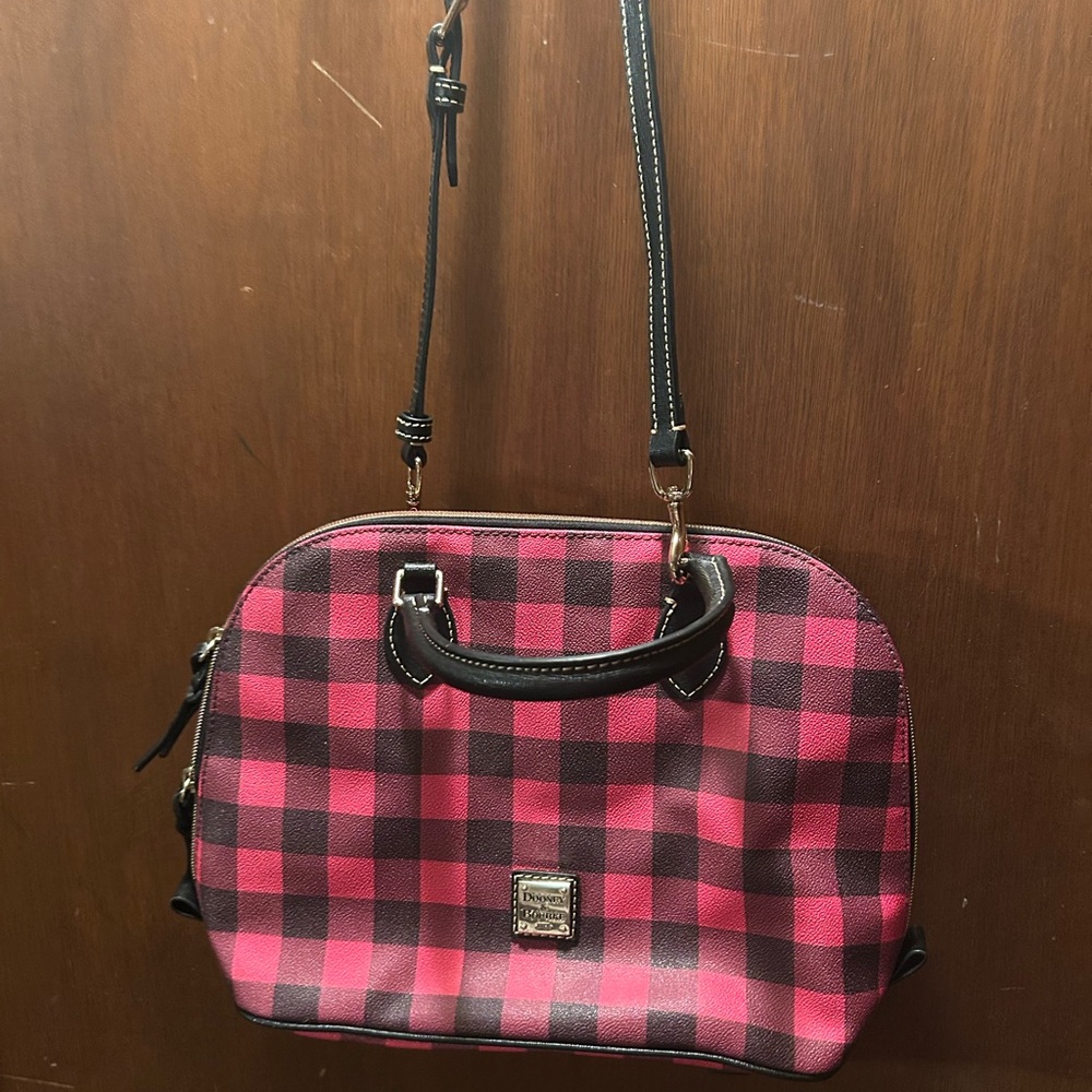 Dooney & Bourke red Checkered Women's Bag